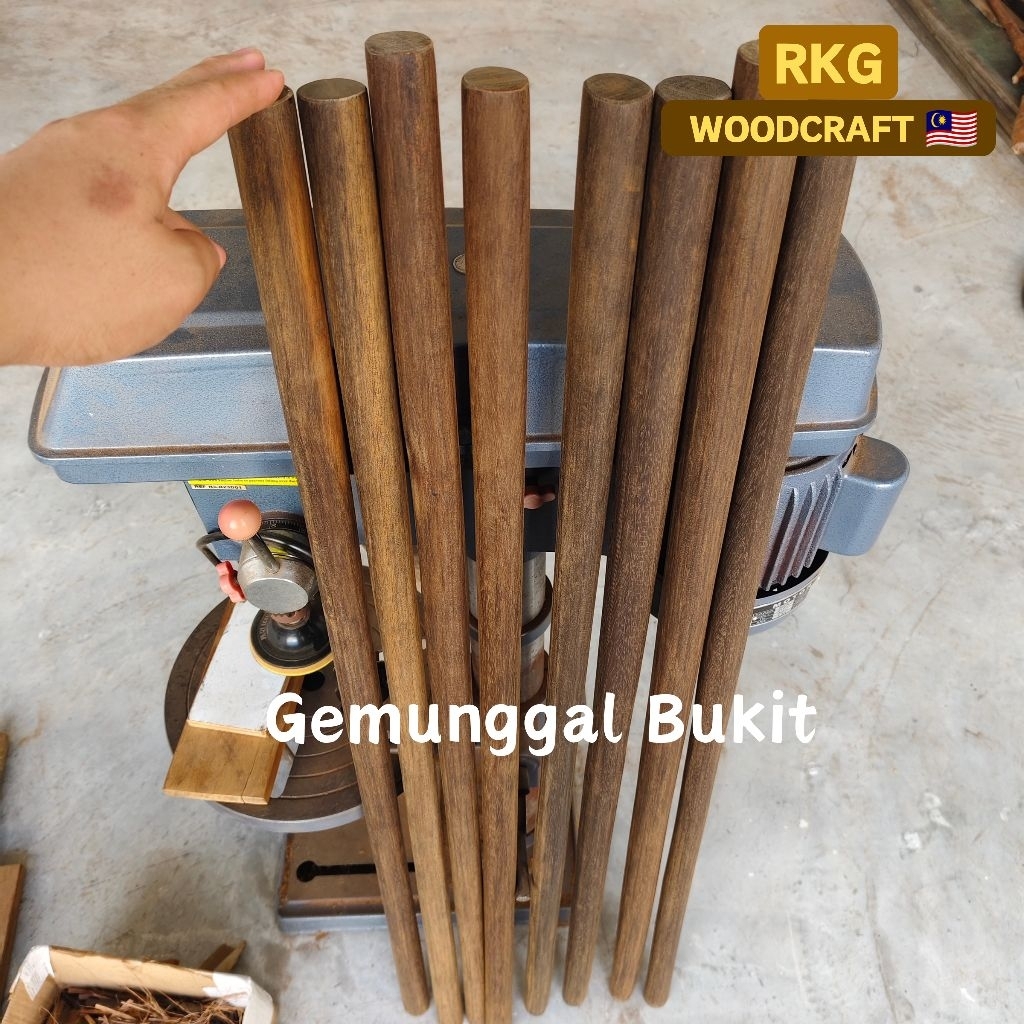 Tongkat Gemunggal Bukit Asli (panjang 44 inci)