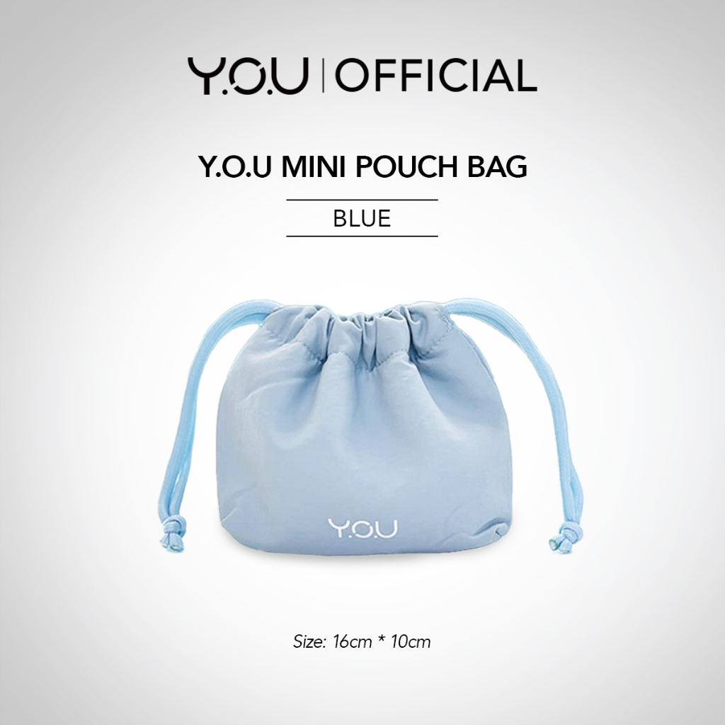 [LIMITED GIFT] Y.O.U MINI POUCH BLUE 1PC/BAG