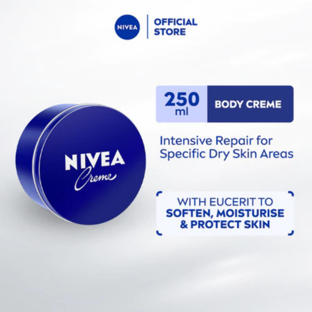 NIVEA Creme 150ml / 250ml | Face Body Hands All Purpose Cream Intensive Moisture Blue Tin