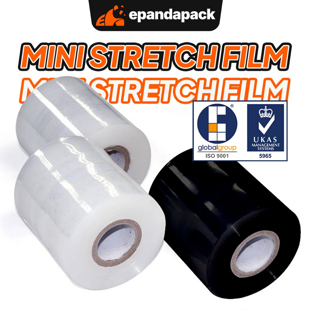Stretch Film Baby Roll 100mm x 250g Clear Plastic Wrapping Shrink Wrap Packaging Cling Film Balut