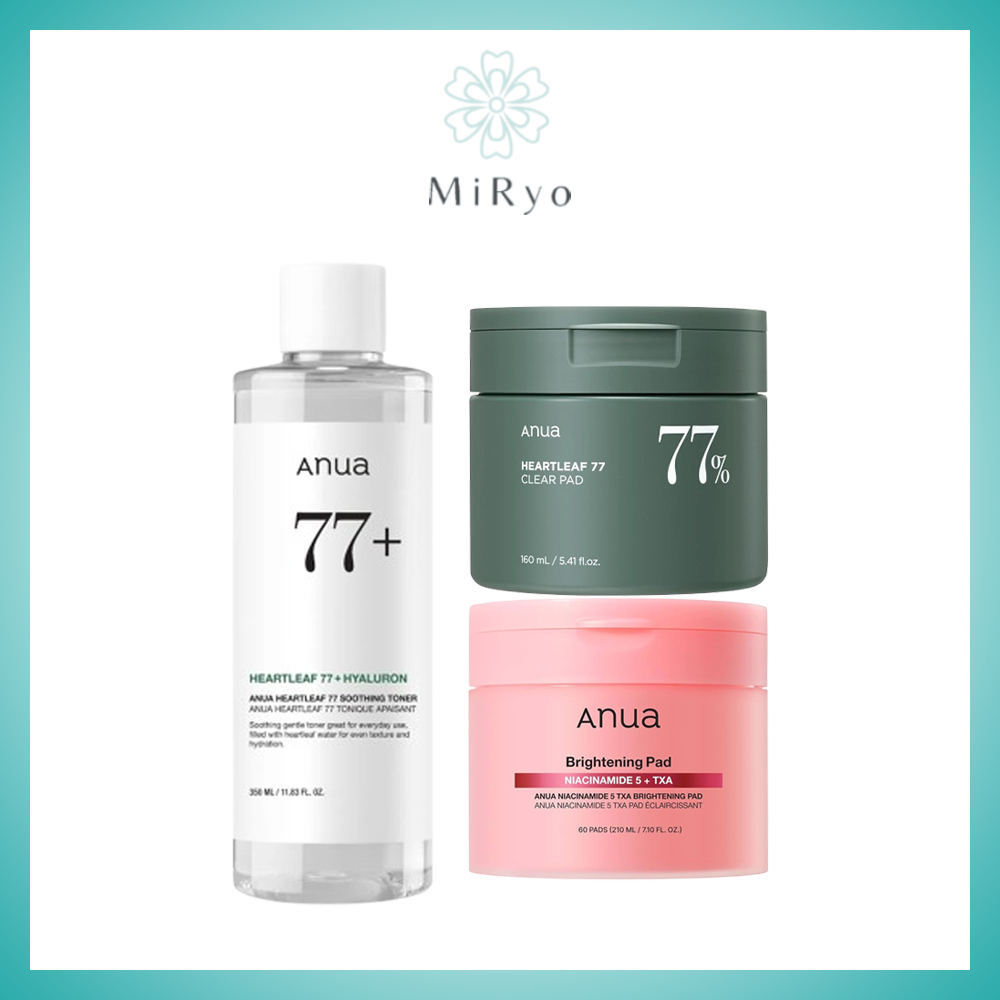 ANUA Heartleaf 77% Soothing Toner 40ml / 160ml / 250ml / Heartleaf Clear Pad 160ml / TXA Brightening Pad 210ml
