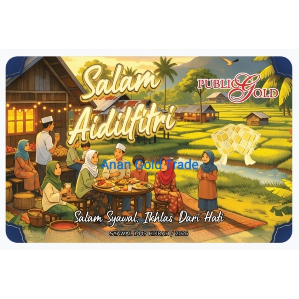 Public Gold PG 1g Bar Salam Aidilfitri Ketupat Raya 2026 v2 Sinar&hellip;