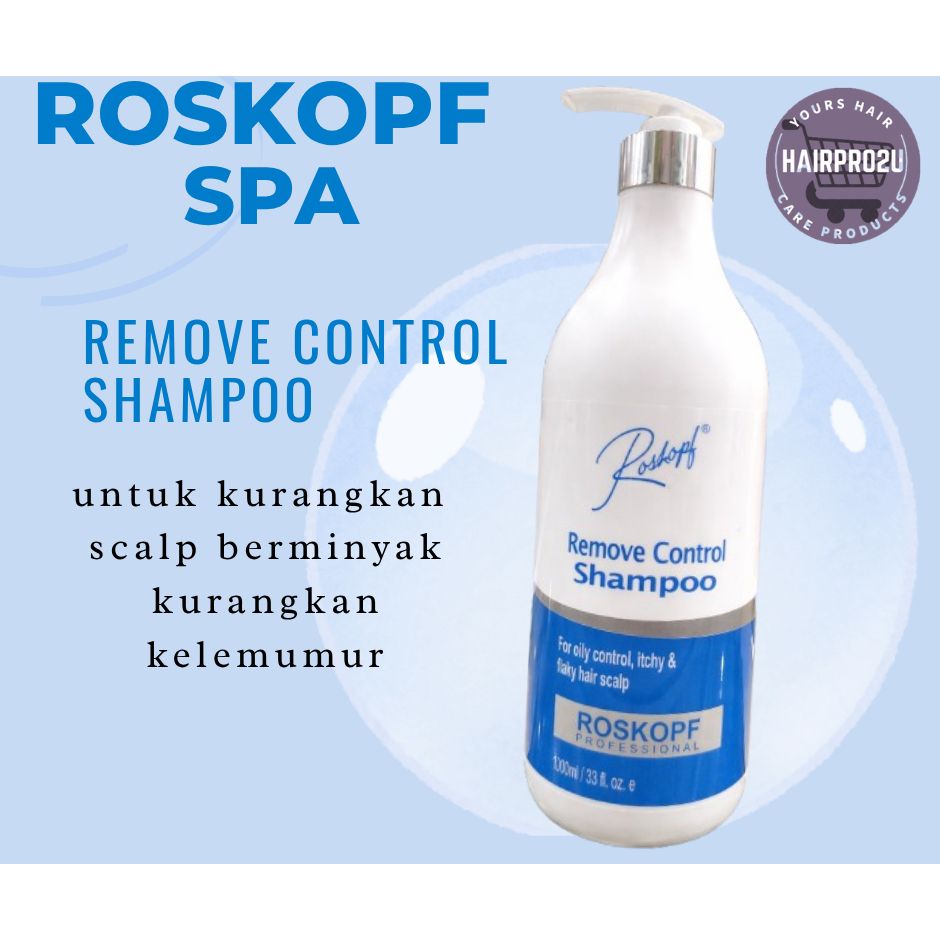 ROSKOPF PROFESSIONAL REMOVE CONTROL SHAMPOO 1000ML (control oily scalp /anti -dandruff)
