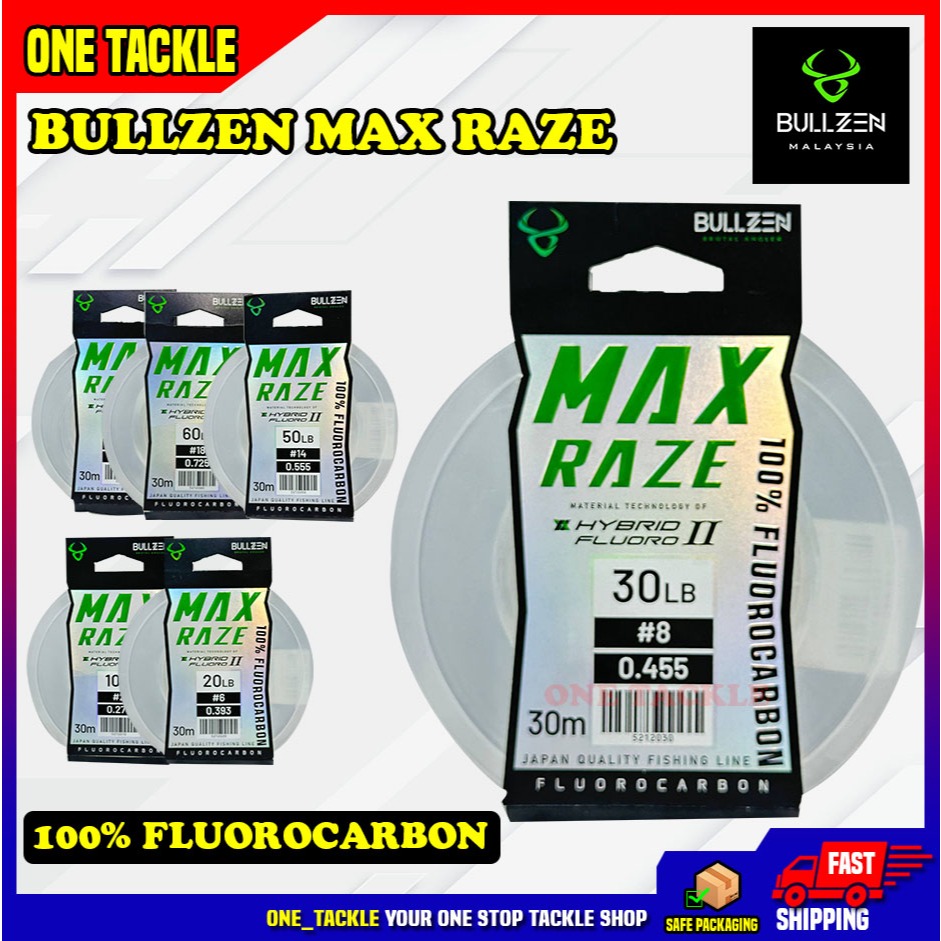 Bullzen Max Raze fluorocarbon leader 100% japan quality