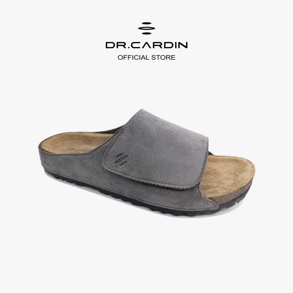 [Hun Haqeem x Dr. Cardin] Men Cove Core Suede Comfort Sandals with Adjustable Strap D-SLB-8212