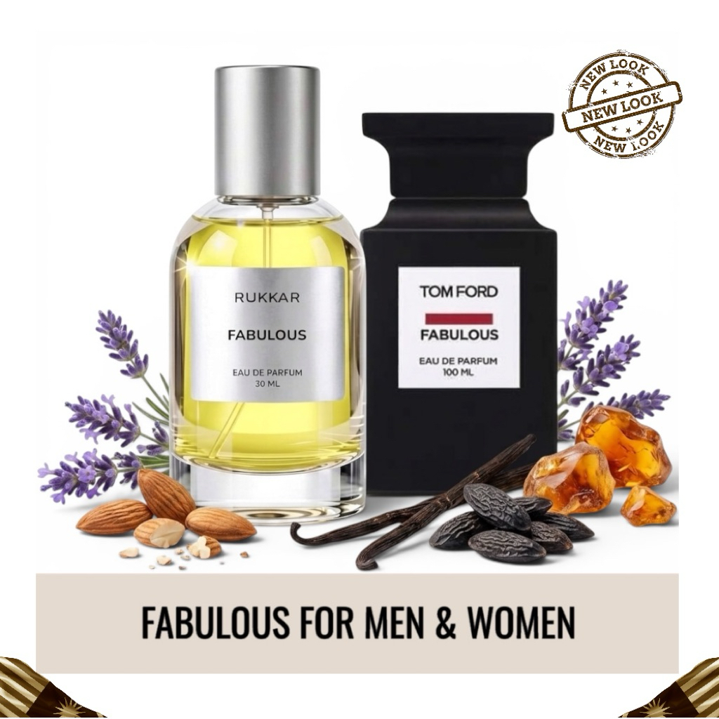 Rukkar FABULOUS - Perfume Lelaki dan Wanita, Aroma Mewah, Unik dan Berani yang Penuh Keanggunan