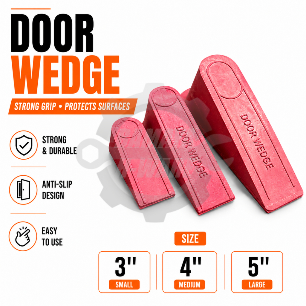 Red Rubber Door Wedge Stopper. Rubber Door Wedge. Getah Pintu Bilik. Doorstoppers