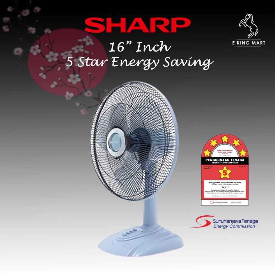 Sharp Table Fan 16" PJT169 Table Fan Kipas Meja