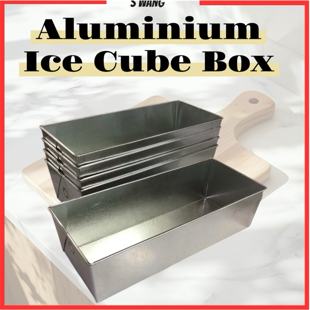 Aluminium Ice Cube Box | Tray Rack | Tray Ice | Pembeku Ais | Takung Beku Ais | Bekas Simpan Ais | Bekas Ais