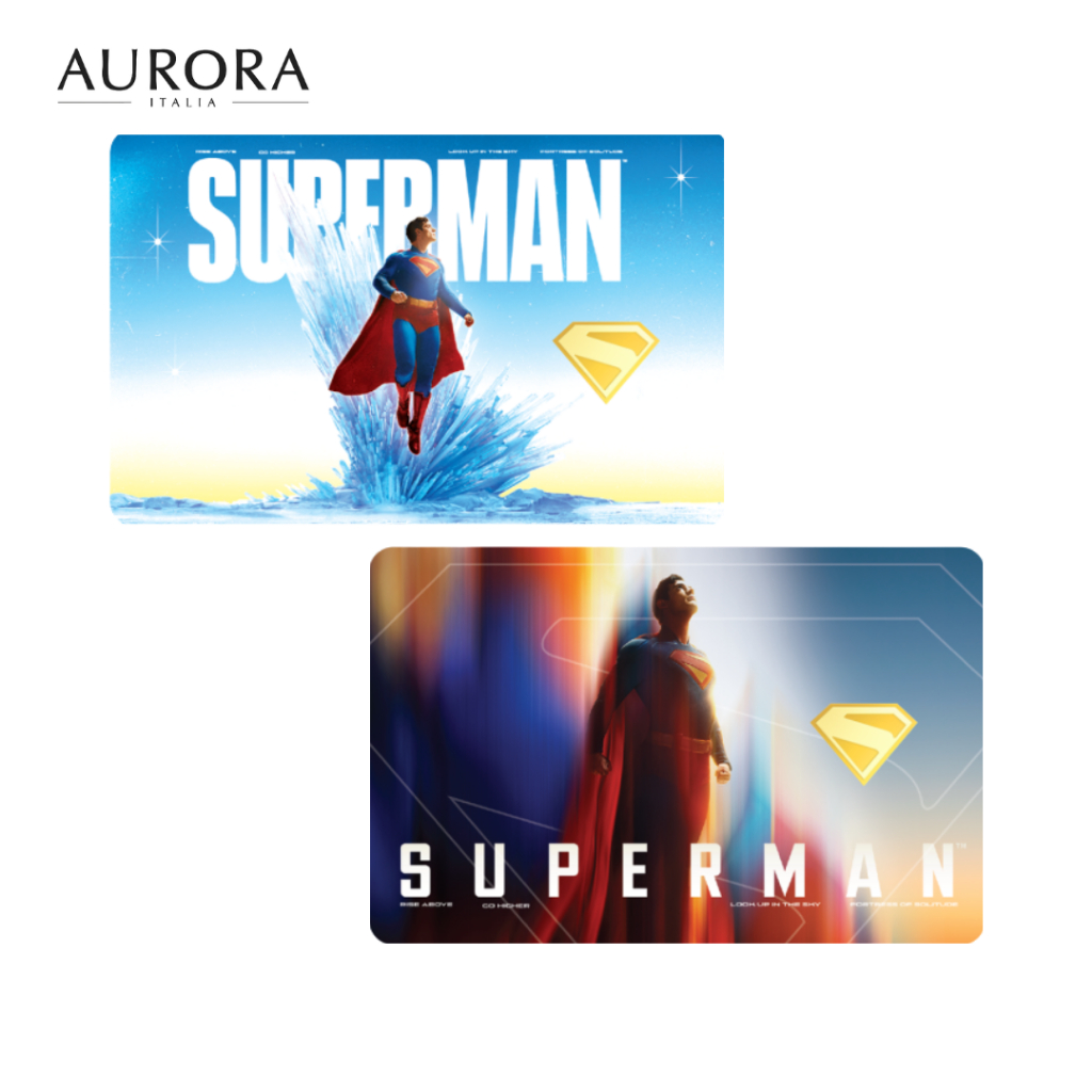 [2PCS] DC x AURORA ITALIA (1g) 999.9 Superman Movie Limited Edition Gold&hellip;