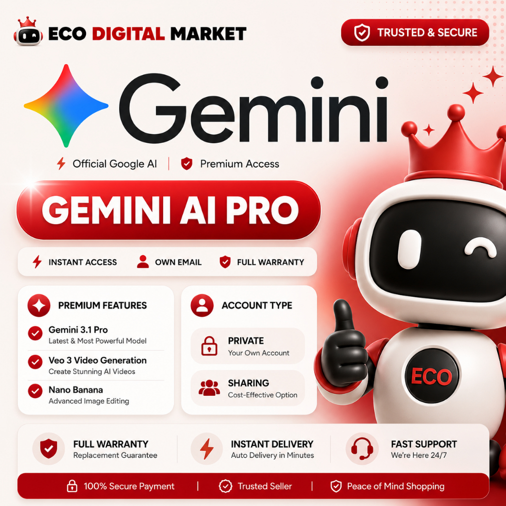 Gemini Pro | Sharing Account | Google