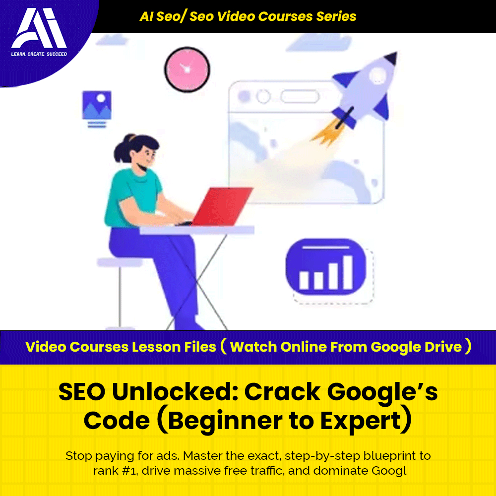 Ai Seo/ Seo Video Course - SEO Unlocked Crack Google s Code (Beginner to Expert) | Learn Seo | Seo Video Lesson