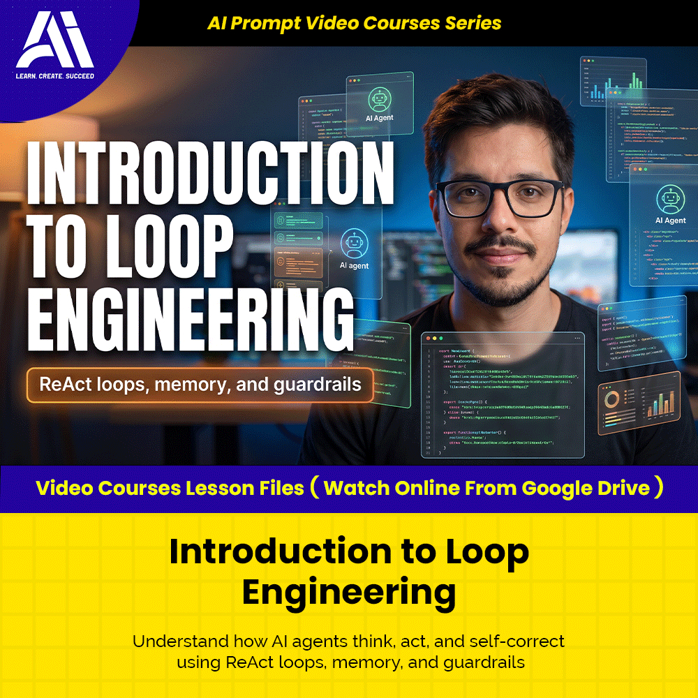 Learn Ai Prompting Course - Introduction to Loop Engineering | Ai LLM Prompt Video Lessons