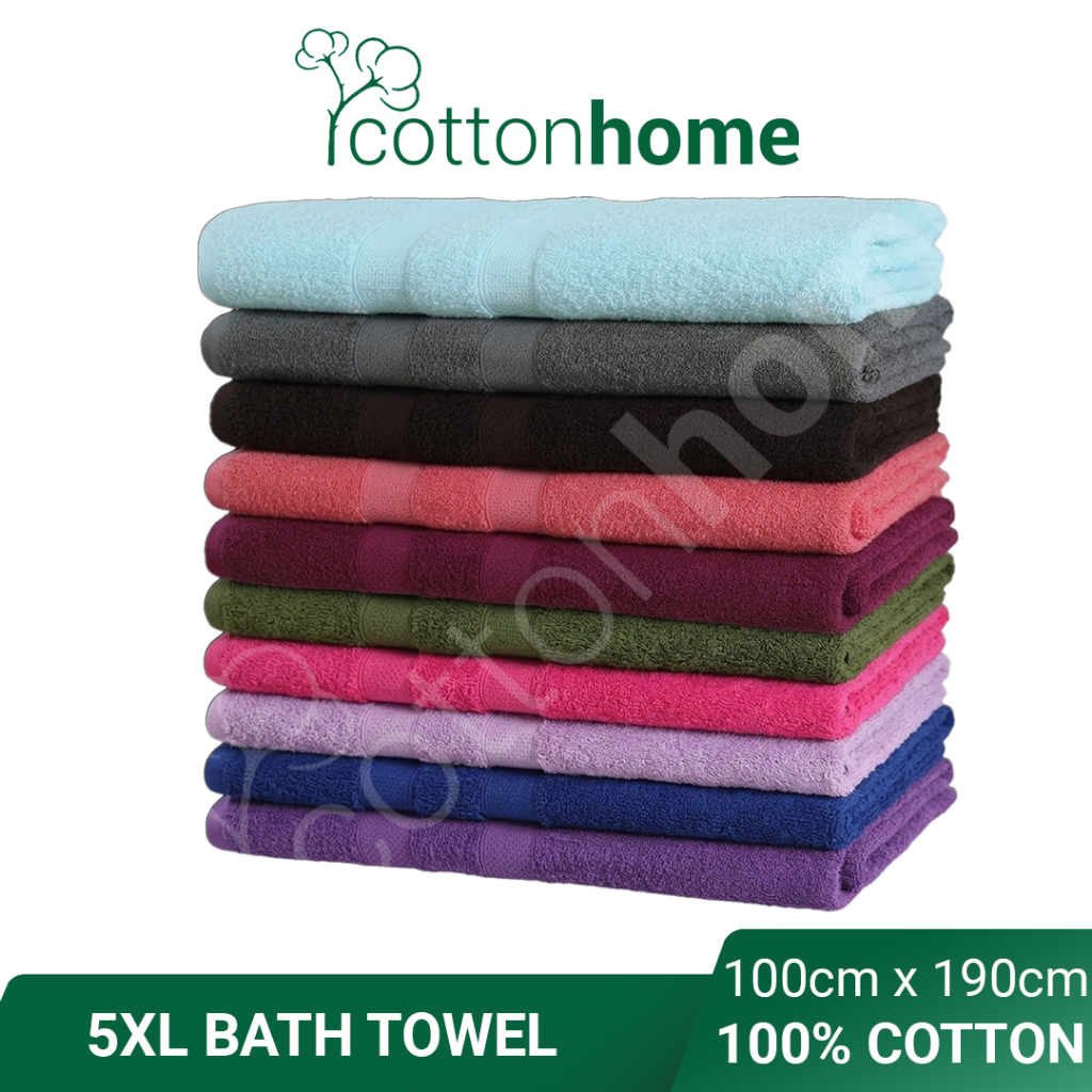 5XL BEACH TOWEL: Extra Long TOWEL : Plain and Design soft material: Tuala Pantai; Kain Lembut