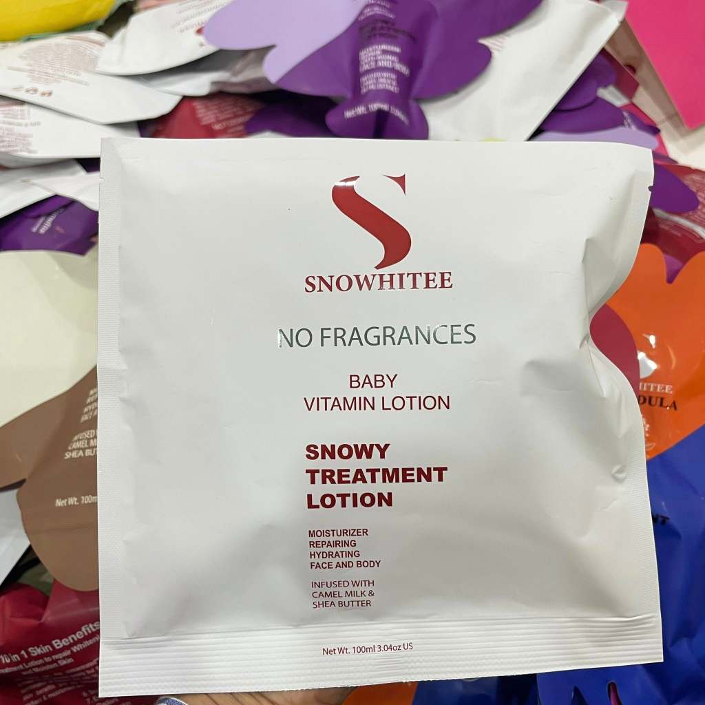 Snowhitee Treatment Lotion 100ml dengan Susu Unta dan Minyak Kelapa untuk Kulit Kering dan Sensitif