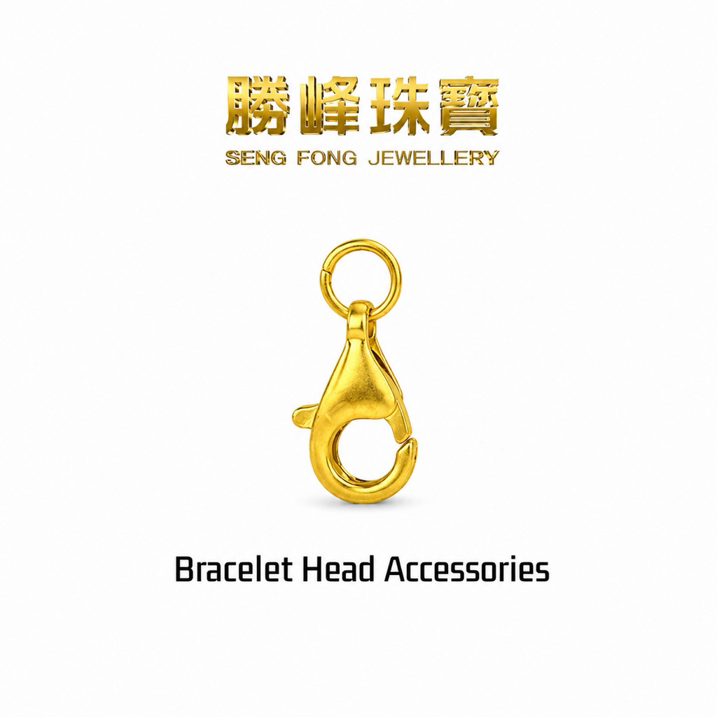 SF Bracelet Head Accessories/100%AUTHENTIC 916GOLD