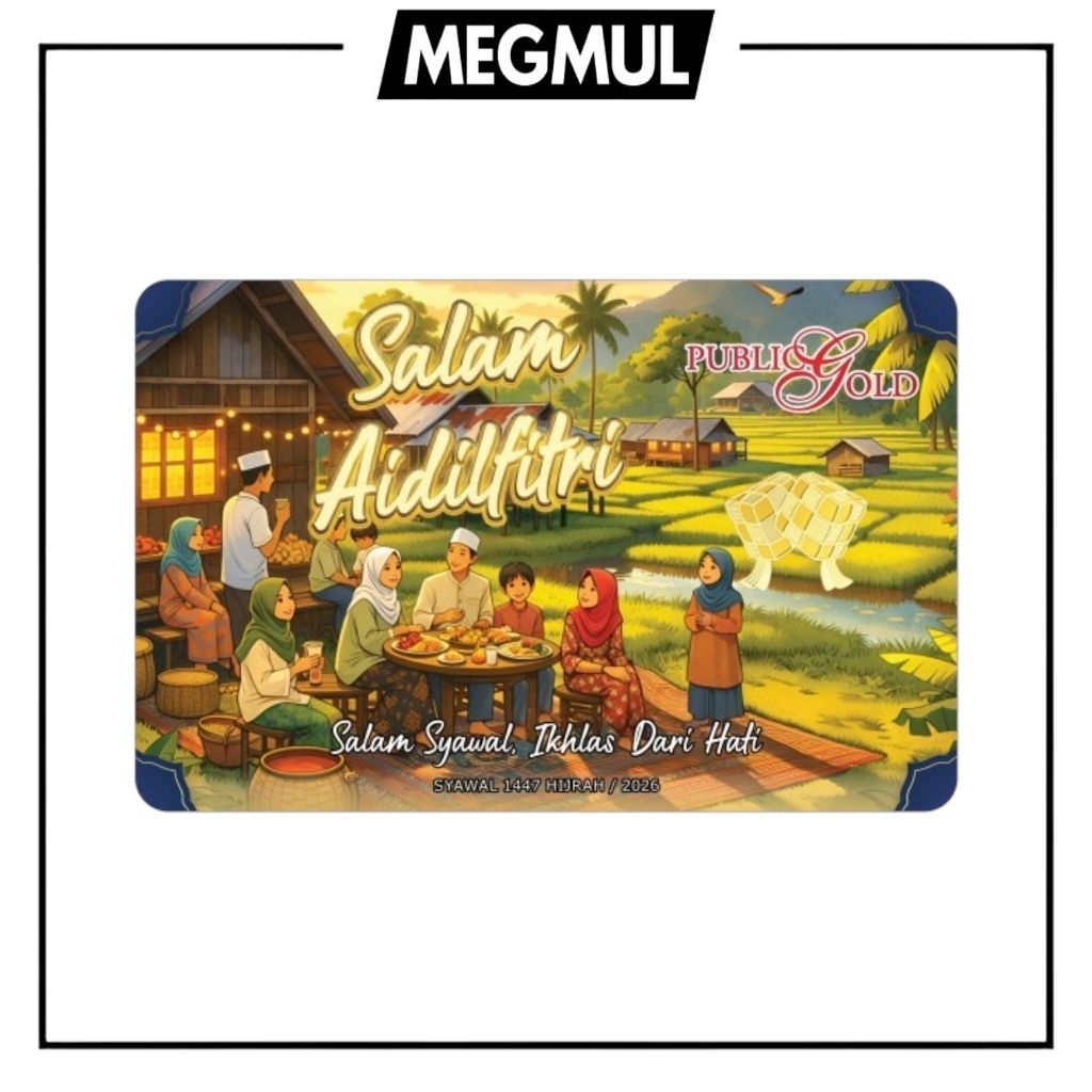PG Public Gold 1g 999.9 Gold Bar (Salam Aidilfitri) Public Gold Bar&hellip;