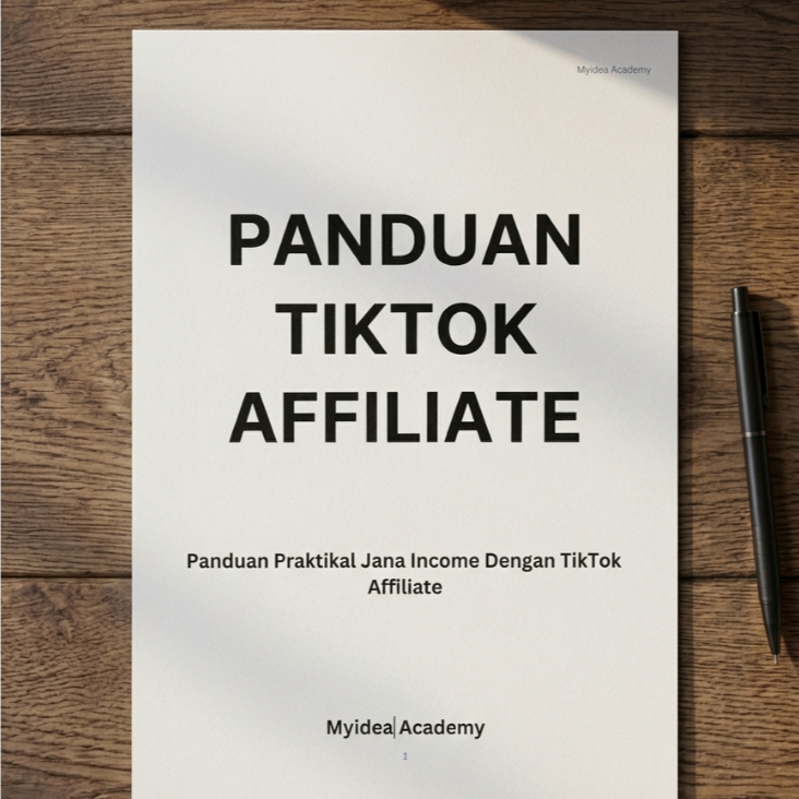 Buku Panduan Tiktok Affiliate Panduan Praktikal Jana Income Dengan TikTok Affiliate