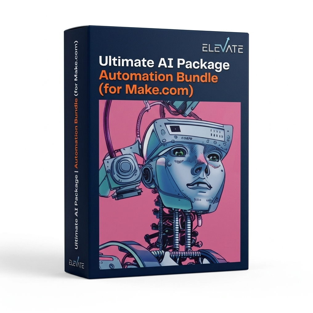 Ultimate AI Package Automation Bundle for Make.com - Comprehensive AI Automations Course and Workflow Templates