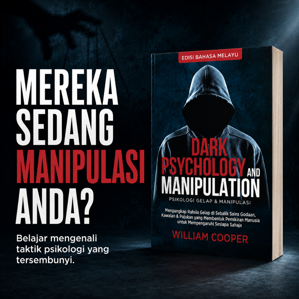 (Malay Version) Dark Psychology & Manipulation (Psikologi Gelap & Manipulasi) by William Cooper | Buku Psikologi