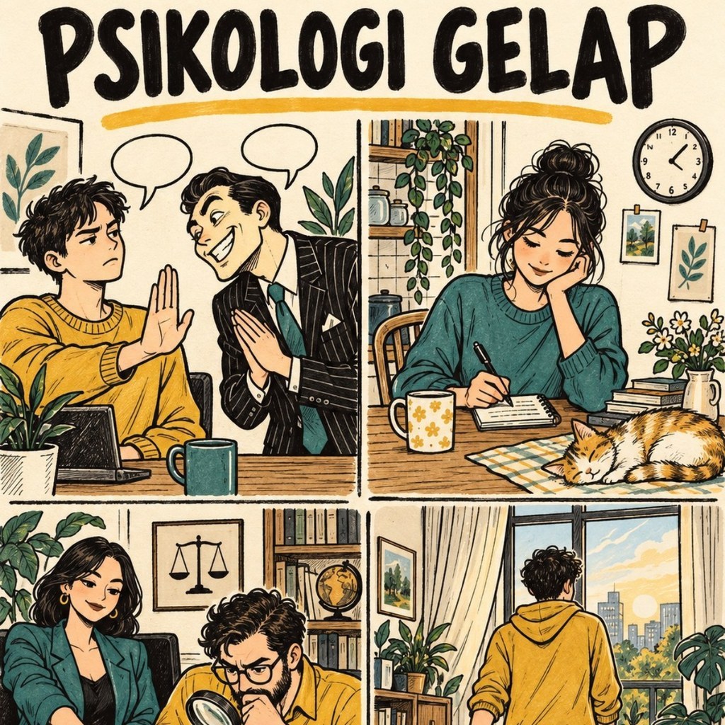 Ebook PSIKOLOGI GELAP: Seni Tersembunyi Pengaruh dan Manipulasi (PDF, Bahasa Melayu)