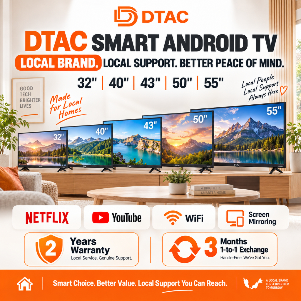 Digital TV Televisyen Led Rumah Bilik Dapur CCTV HDMI TV Ruang Tamu Murah Untuk Astro Mytv Orang Tua
