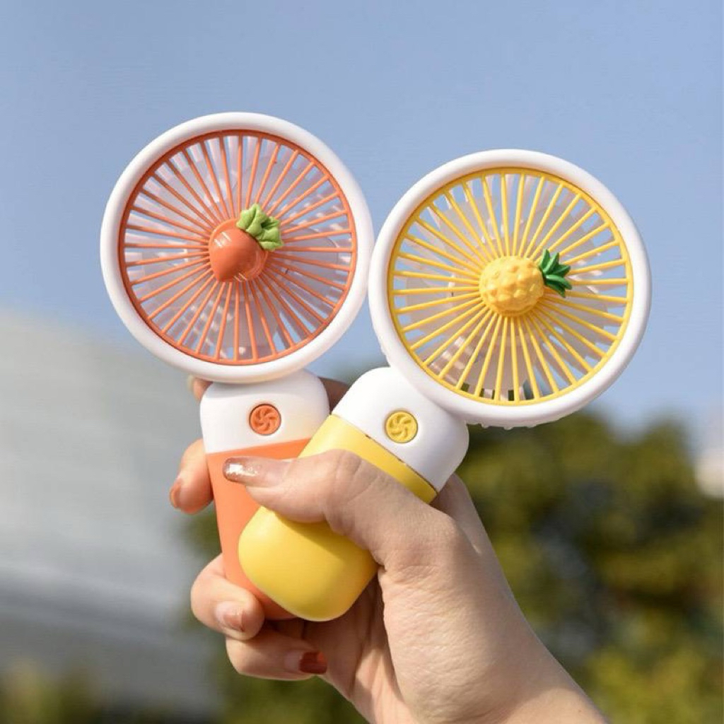 RECHARGEABLE MINI HANDHELD FAN Kipas mini comel dan mudah alih kipas jalan kipas tangan angin kuat tahan lama kipas usb
