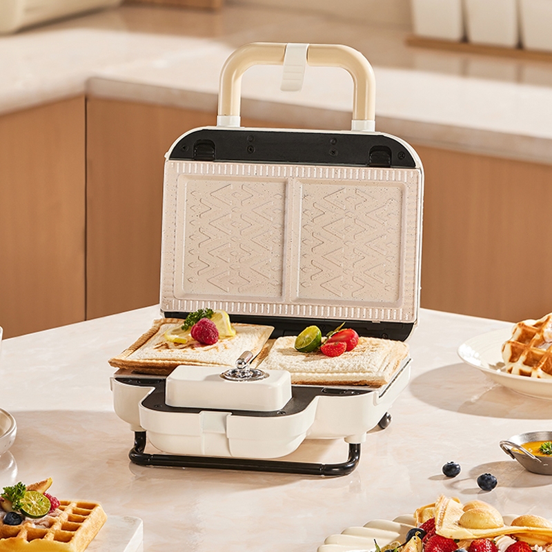 Electric Waffles Maker Breakfast Sandwich Maker With Timer Waffle Machine Portable Egg Cake Machine Double Plate 华夫饼