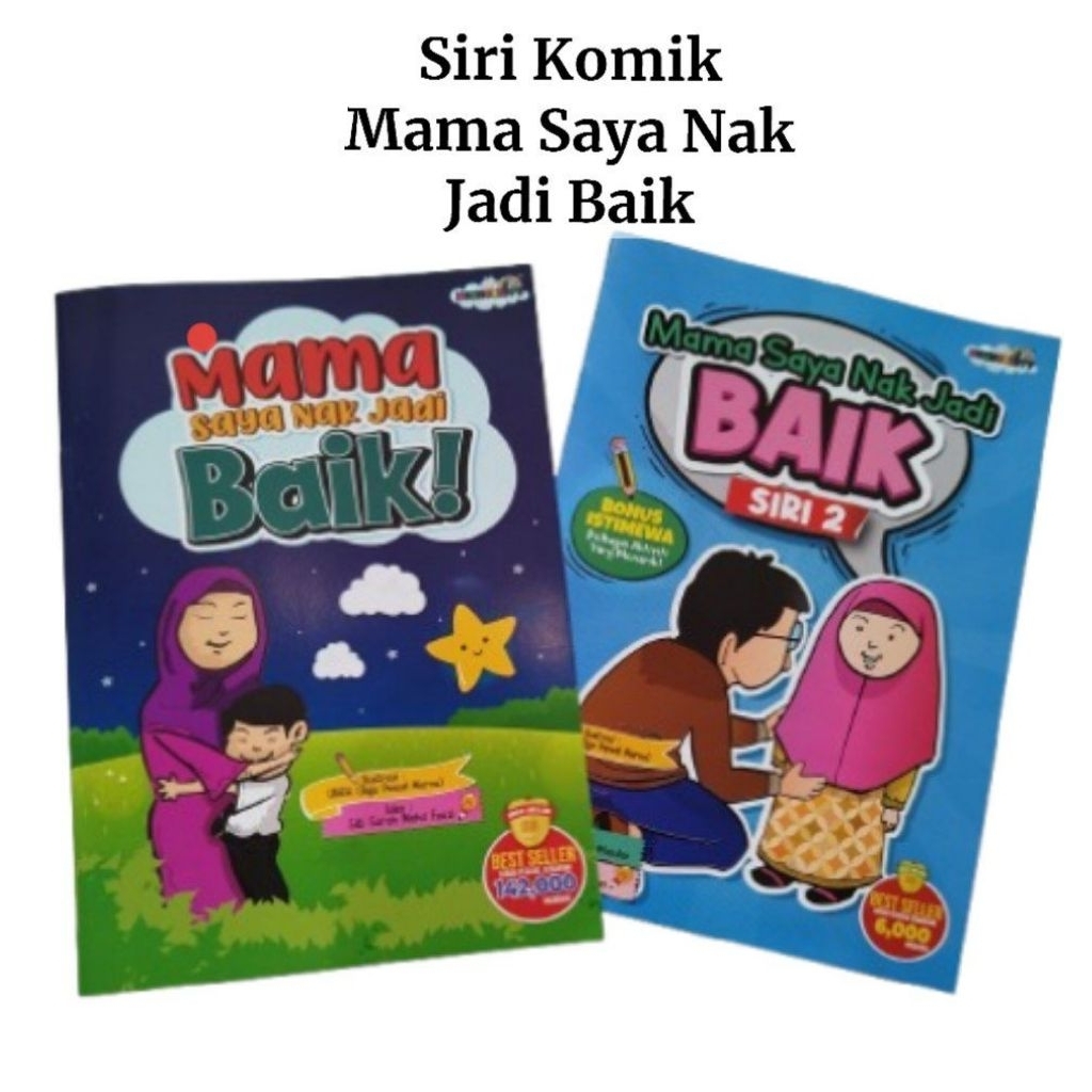Buku Viral!! Komik Mama Saya Nak Jadi Baik Buku Murah Goodies Idea