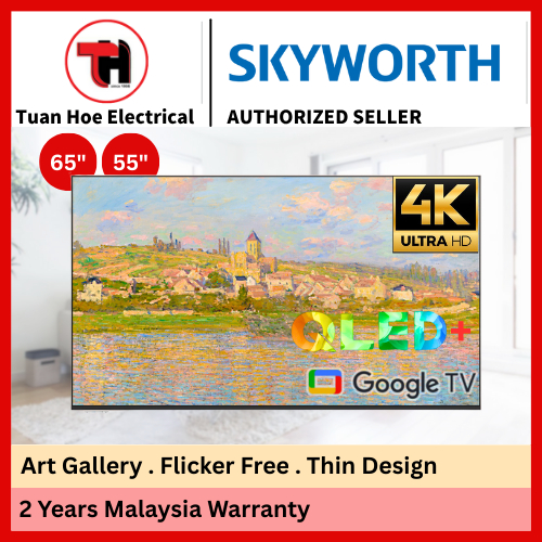 SKYWORTH 65LN8600G 55LN8600G Lifestyle Frame Google TV