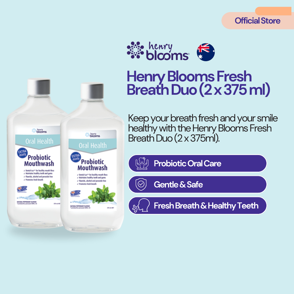 Henry Blooms Fresh Breath Duo (2 x 375ml)