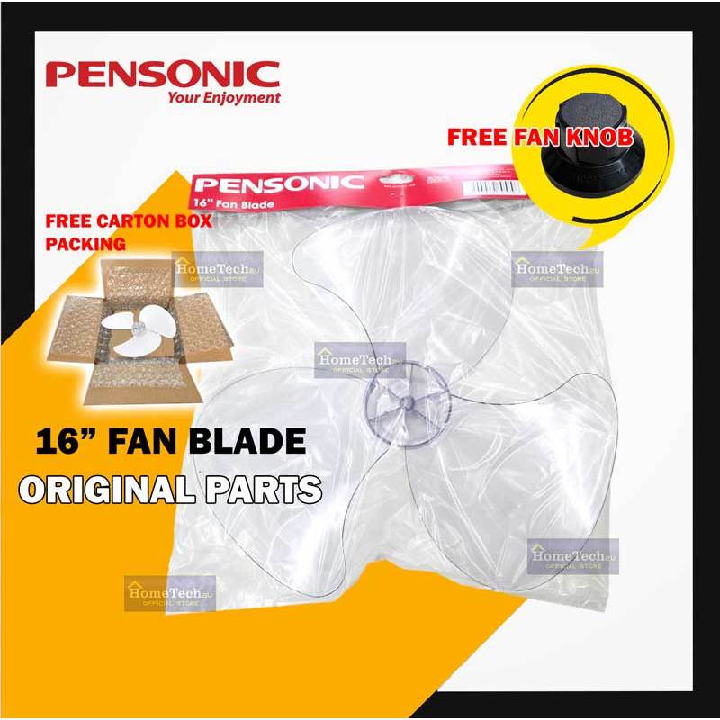 Original Pensonic 16" Fan Blade Replacement | Table Fan Stand Fan Wall Fan Spare Parts Bilah Kipas