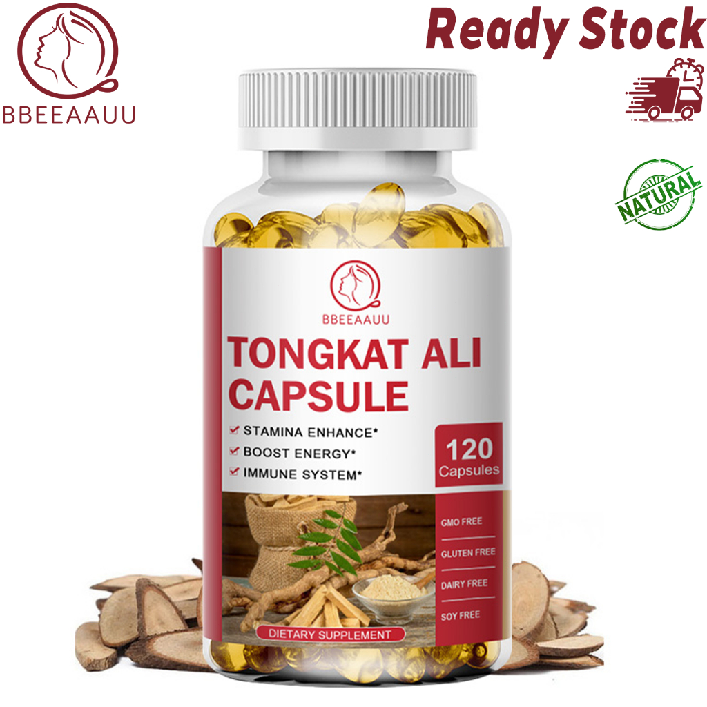 Vegan Tongkat Ali Capsules 120pcs For Enhancing Male Function, Increasing Energy Health and Immunity,东革阿里，增强能量