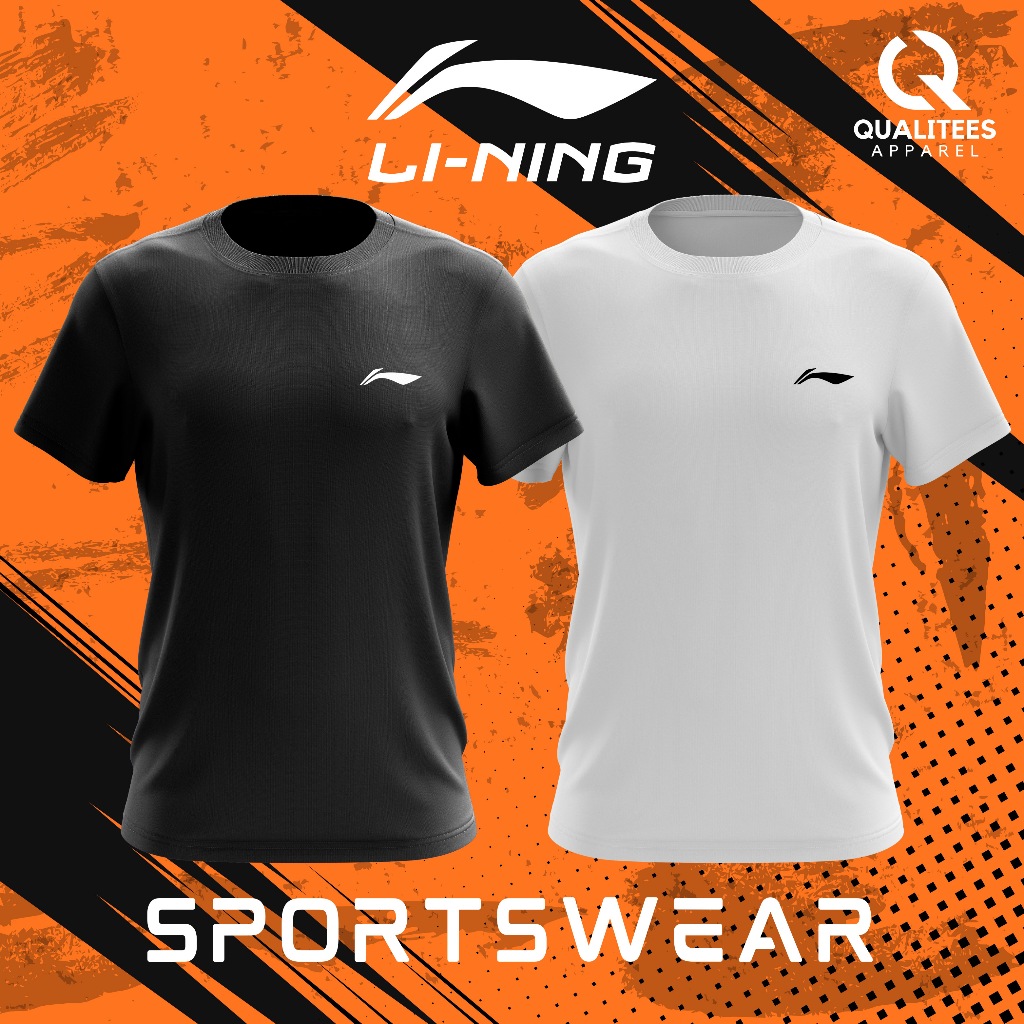 ?T-SHIRT SUPER SALE? Li-Ning 1 Microfiber Sports Tshirt AD12 Round Neck Tee Quick Dry Baju Jersey Sportswear Badminton