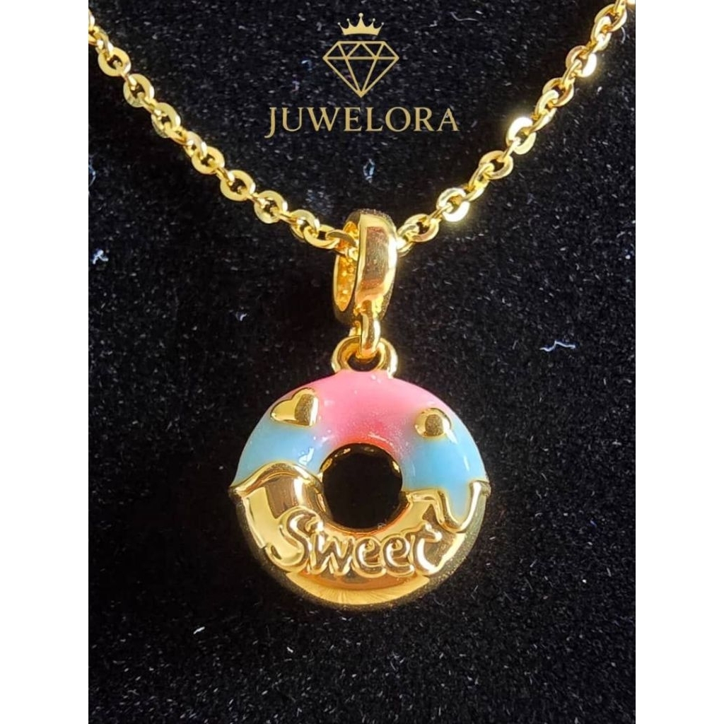 Juwelora Emas 916 3L Donut Loket | Donut Charm | Emas 916 | Emas Bajet #emas916 #emasbajet #emasmalaysia
