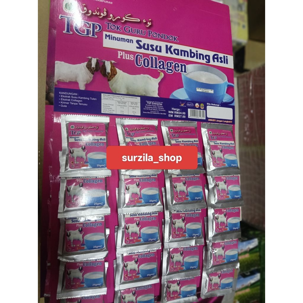 Minuman Susu Kambing Asli Plus Collagen Papan Murah Jimat
