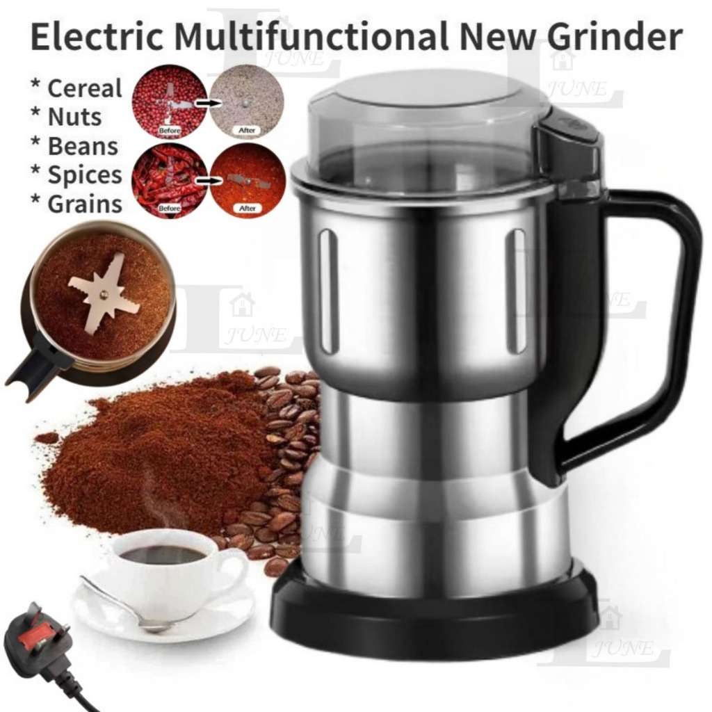 Portable Electric Grinder 304 Stainless Steel 8 Blade Mesin Pengisar Pelbagai Fungsi Elektrik Keluli Tahan Karat 304