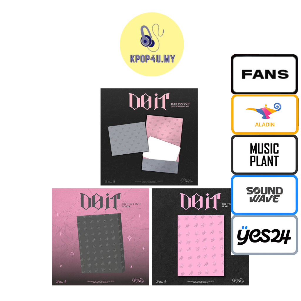 [POB] STRAY KIDS SKZ IT TAPE - DO IT ALBUM LIMITED PLATFORM PLVE VER.
