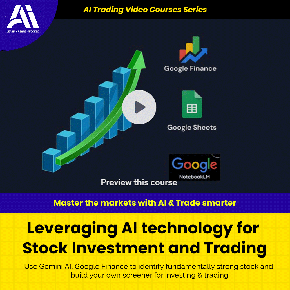 AI Trading Video Course - Leveraging AI technology for Stock Investment and Trading | Learn Ai Trading Course
