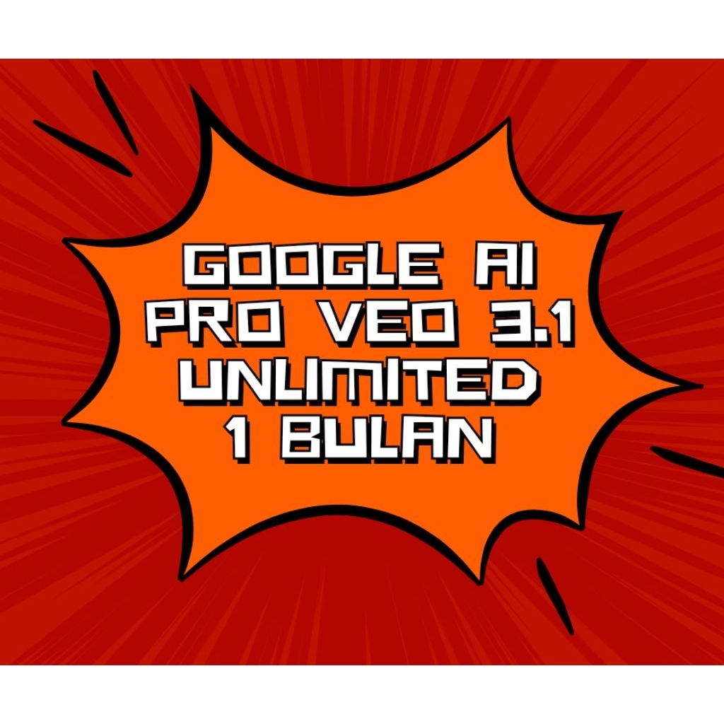 Gemini Google Ai Pro Veo 3.1 Unlimited 1 Bulan 2025 Google One Unlimited,