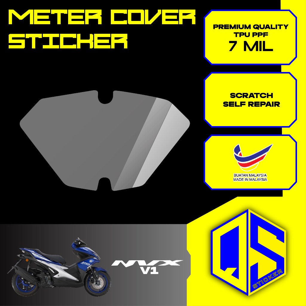 Yamaha NVX V1 V2 Meter Tinted Headlamp Tinted Screen Protector PPF TBU 7mil