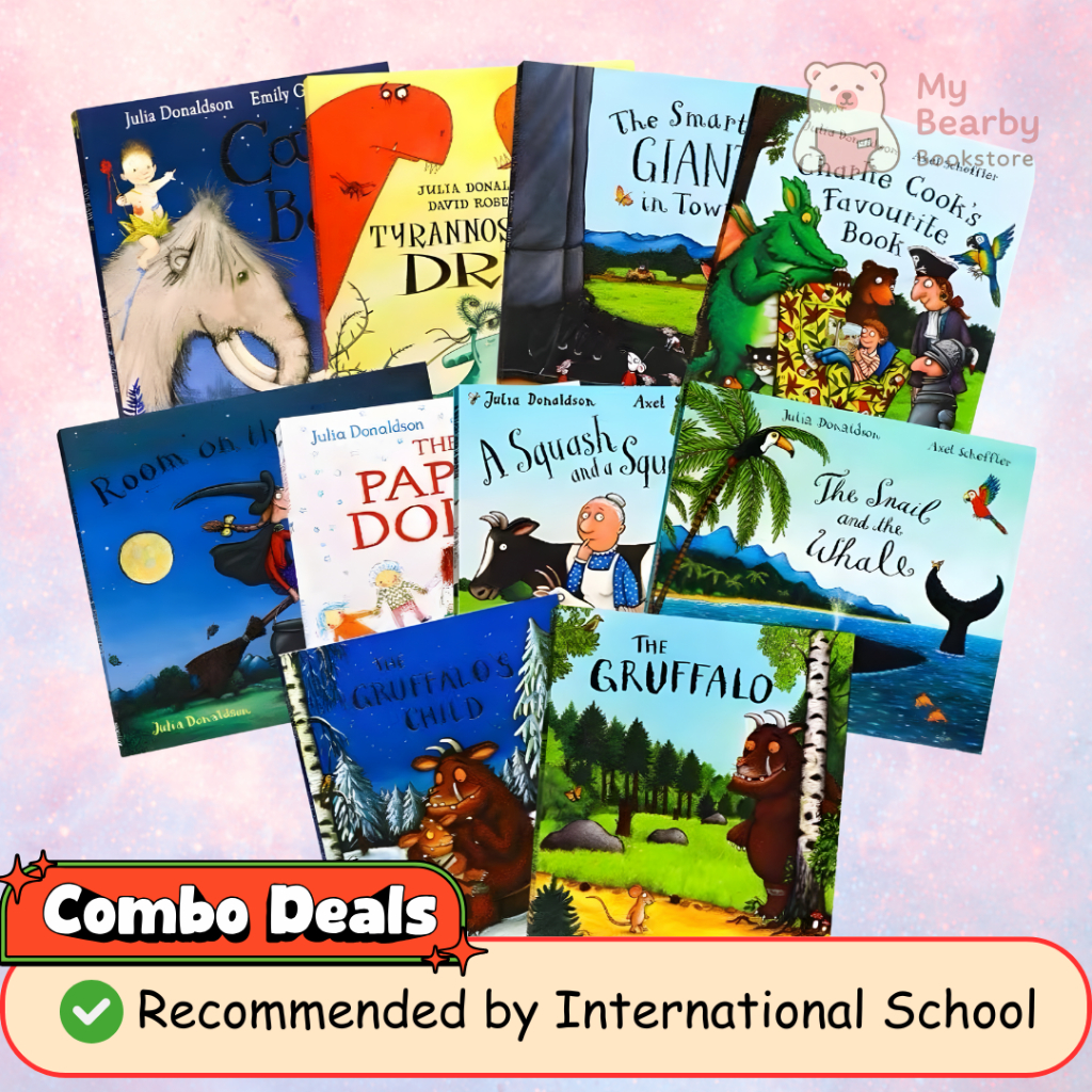 《Julia Donaldson Classic Collection》 | Books for 5-6-7-8-9-10 years old | British author collection