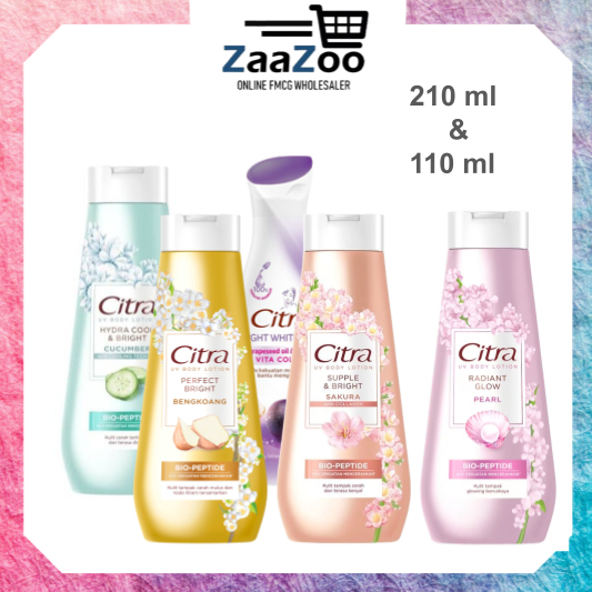 Citra Hand & Body Lotion / Losen Badan -110ml / 210ml