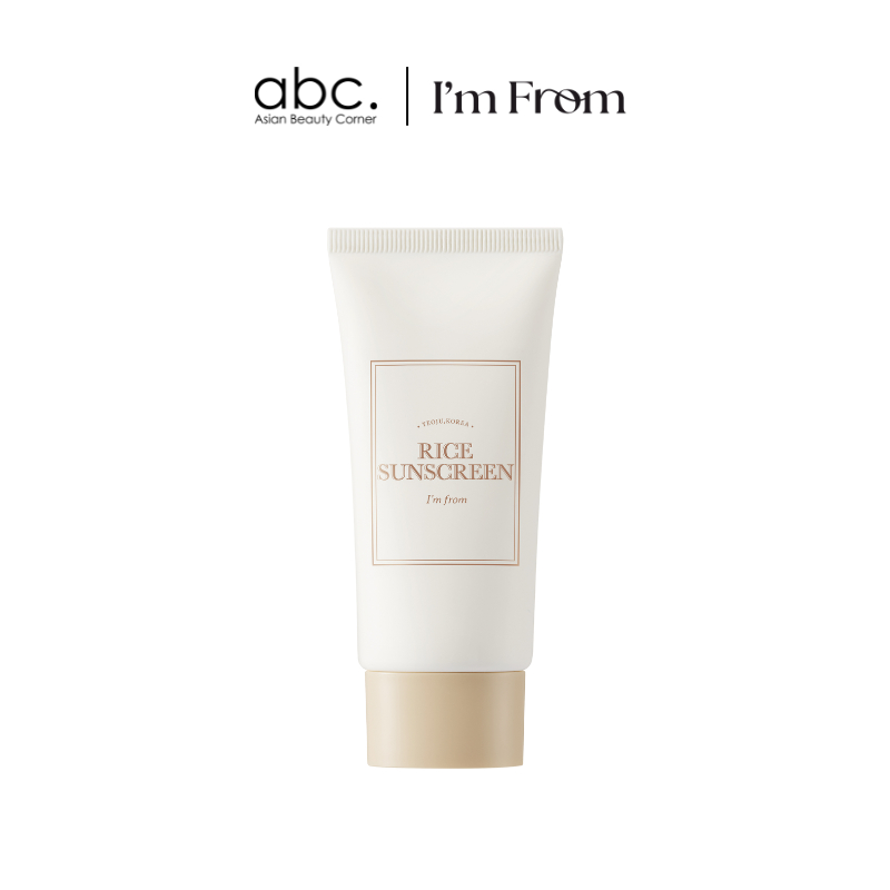 I'm from RICE SUNSCREEN SPF50+ PA++++