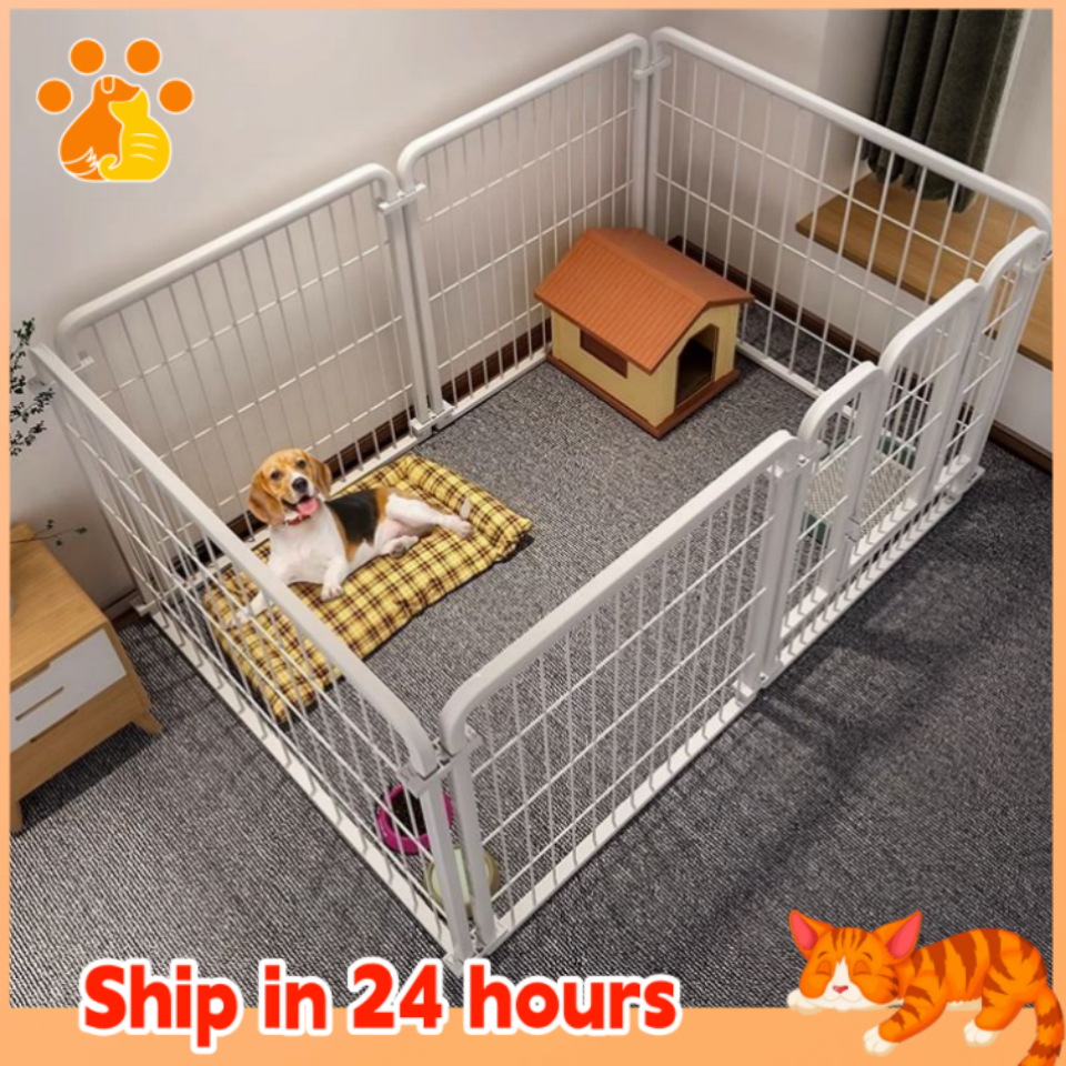 ?DIY Dog Fence Panel Pet Playpen Pet Fence Dog Playpen Dog Kennel Sangkar Anjing Besar Dog Cage 狗围栏