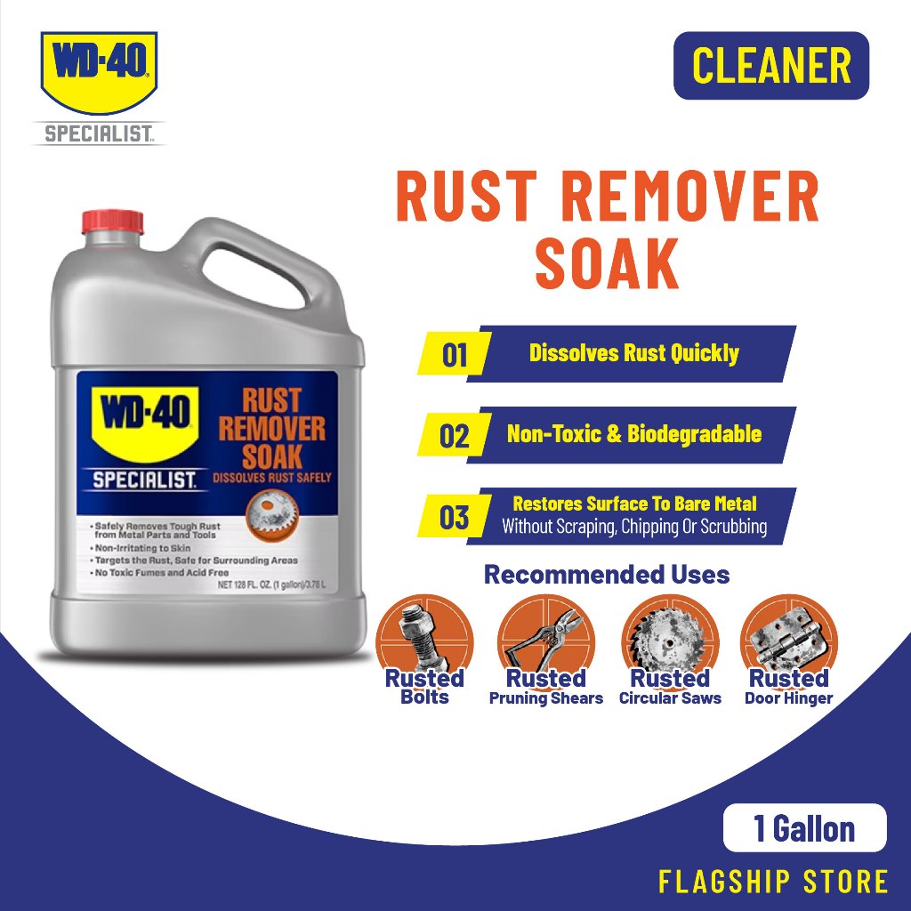 WD-40 Specialist Product Rust Remover Soak 1 Gallon