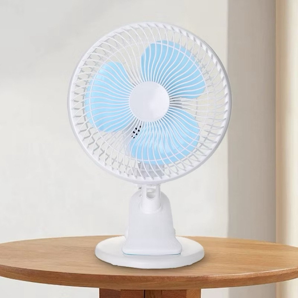 25W 3 In 1 Clip Fan 180MM Strong Wind PORTABLE ADJUSTABLE TABLE CLIP FAN 2 Speed Powerful Kipas Meja Kipas Dinding