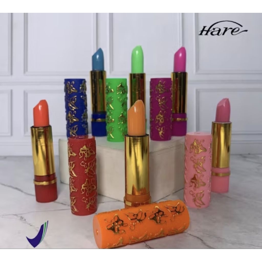 NEW HARE ARABIC LIPSTICK WITH SIX DIFFERENT FLAVOURS 1PKT 12PCS