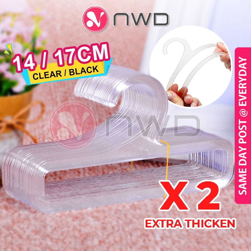 《 》14cm / 17cm Mini Hanger Shawl Scarf Tie Belt Wardrobe Penyangkut Baju Tudung 围巾衣架 NWD