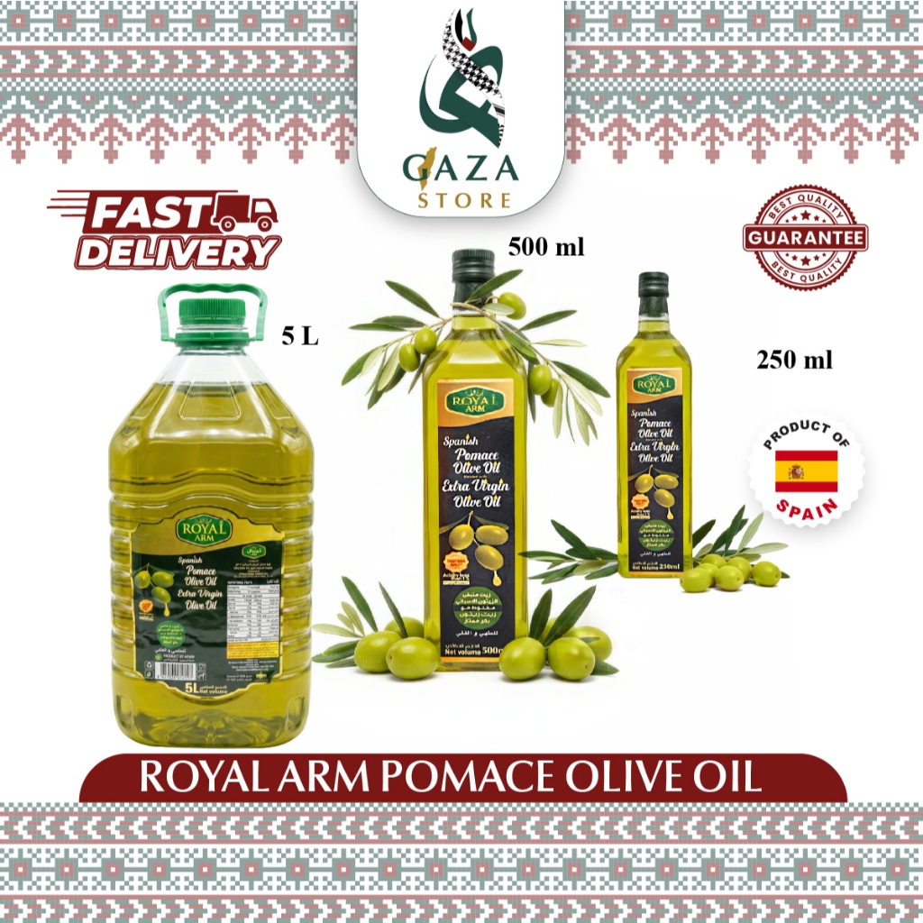 ROYAL ARM SPANISH POMACE OLIVE OIL MINYAK ZAITUN ASLI | High Temperature Cooking | Masak & Goreng